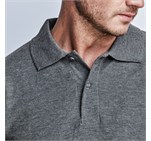 Mens Long Sleeve Elemental Golf Shirt Grey